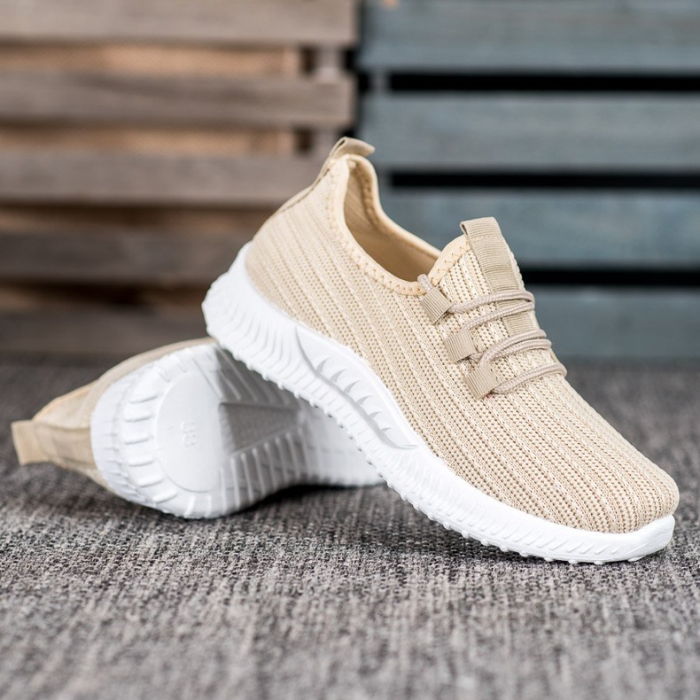 SHELOVET Pantofi sport textile maro 1