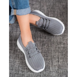 SHELOVET Pantofi sport textile gri 1