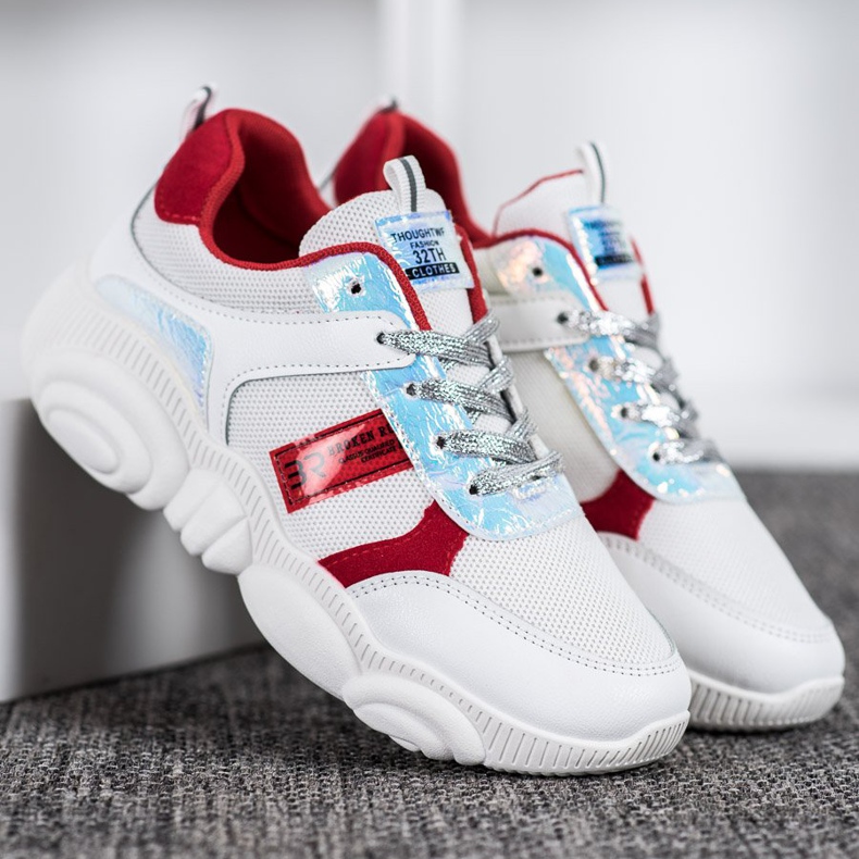 SHELOVET Încălțăminte sport confortabilă alb 1