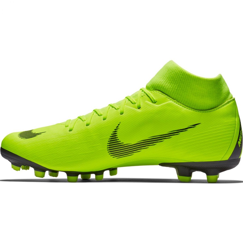 Pantofi de fotbal Nike Mercurial Superfly 6 Academy FG / MG M AH7362 701 albastru marin verde 1