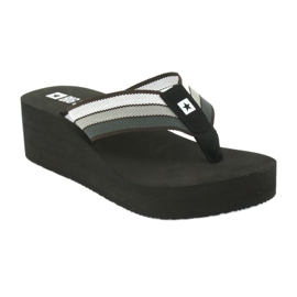 Flip-flops Big Star pe pană 274A300 negru gri 1