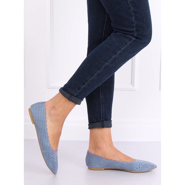 Balerini cu deschidere albastră NK18P Albastru 1