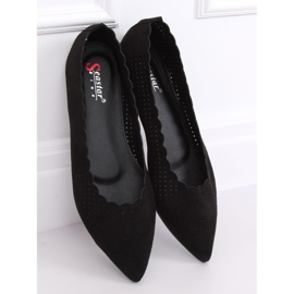 Ballerine ajurate negre NK18P Negre negru 2