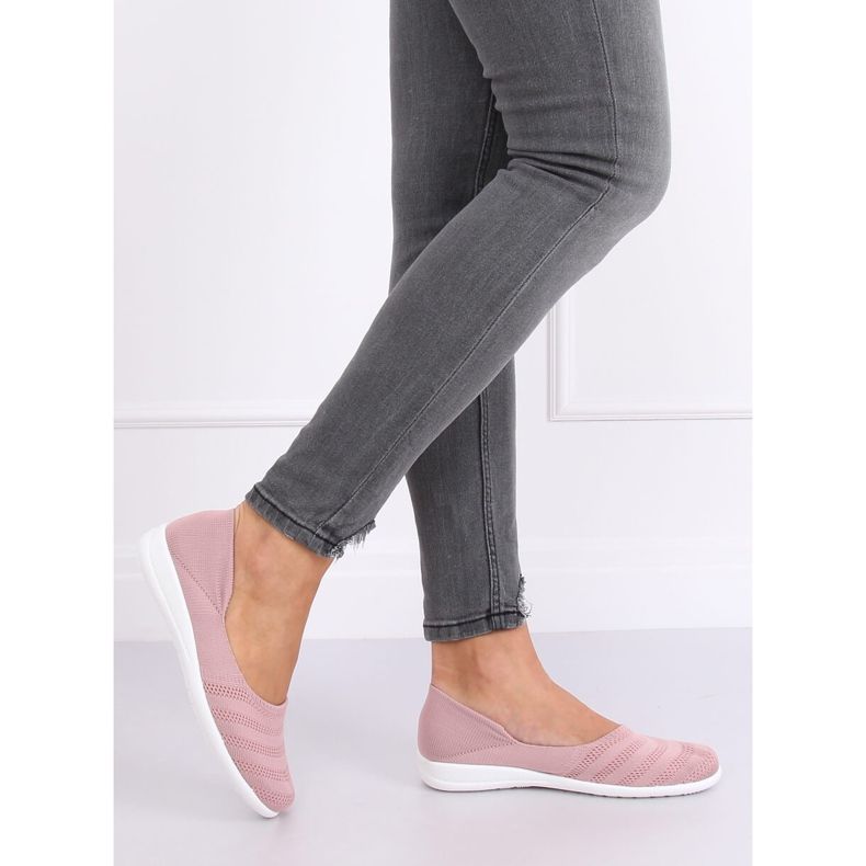 Balerini cu plasă roz IC03 Old Pink 2