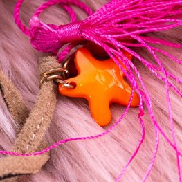 Lu Boo | Sandale colorate Pompons Roman Gladiatorki multicolor 1