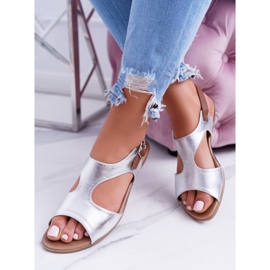 Sandale Light Kongito Silver gri 1