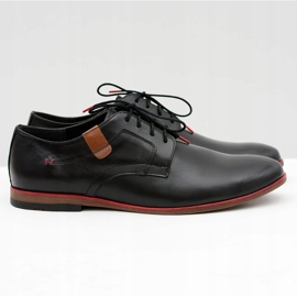 Bednarek Polish Shoes Brogues pentru bărbați Bednarek Elegant din piele neagră Nikolas negru 2