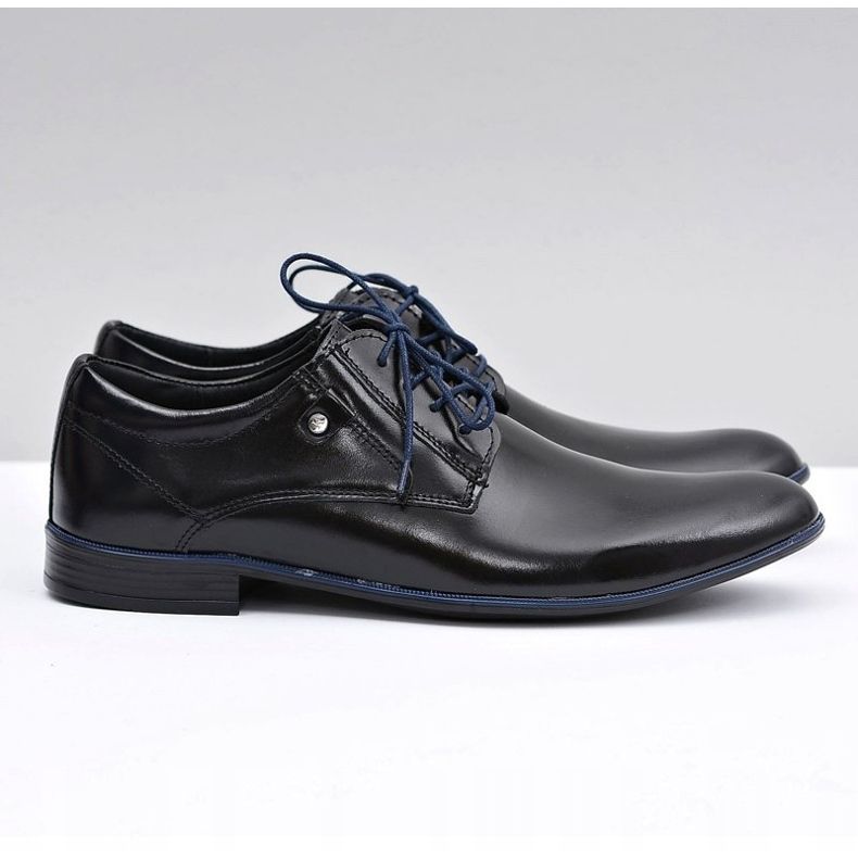 KOMODO Pantofi eleganți din piele neagră de la Massimiliano negru 2