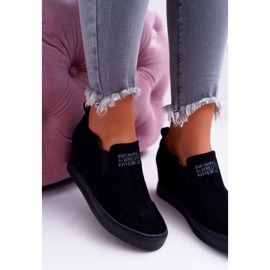 Adidași pentru femei Snekers Lu Boo Slip-on Black Kaori negru 1 Adidași pentru femei Snekers Lu Boo Slip-on Black Kaori negru 1