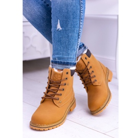 Cizme din lemn pentru femei, cu blană, de la Smith's Polari maro 1 Cizme din lemn pentru femei, cu blană, de la Smith's Polari maro 1