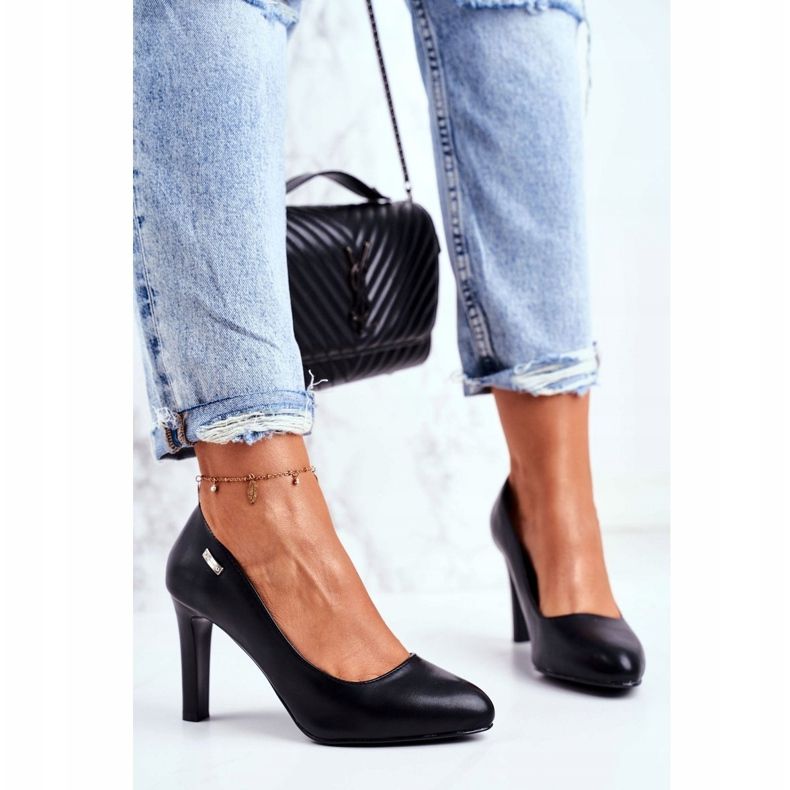 Pompele negre pentru femei Matte Sergio Leone pe un post Campbell negru 1