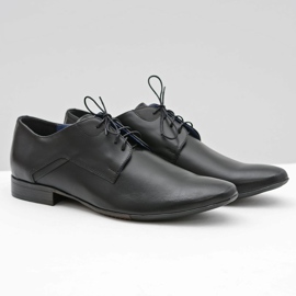 Bednarek Polish Shoes Brogues pentru bărbați Bednarek Elegant din piele neagră Edmondo negru 1