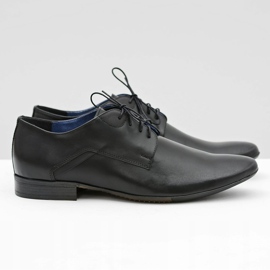 Bednarek Polish Shoes Brogues pentru bărbați Bednarek Elegant din piele neagră Edmondo negru 2
