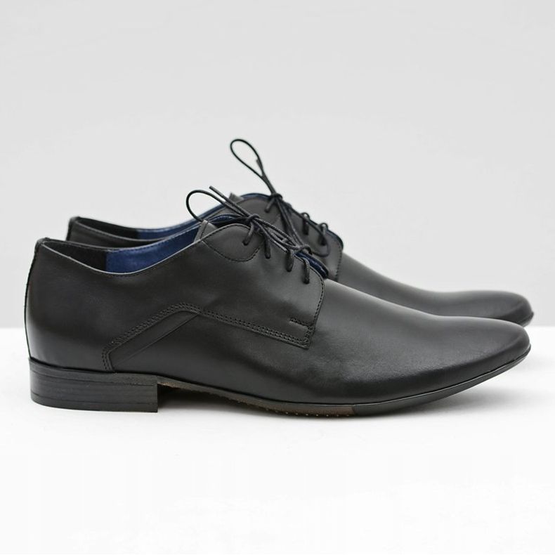 Bednarek Polish Shoes Brogues pentru bărbați Bednarek Elegant din piele neagră Edmondo negru 2