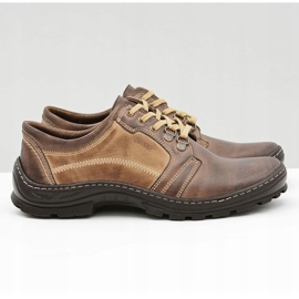 Joker Favello Pantofi clasici pentru bărbați din piele maro 2