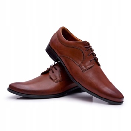 Bednarek Polish Shoes Brogues pentru bărbați Bednarek Piele elegantă Maro Gaspare 1