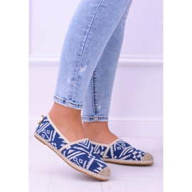 Lu Boo | Espadrile Aztec Bimbi din in albastru pentru femei 3