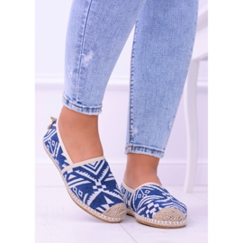 Lu Boo | Espadrile Aztec Bimbi din in albastru pentru femei 4