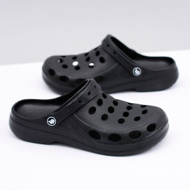 Flameshoes Sandale Flip Flops pentru bărbați negre negru 1