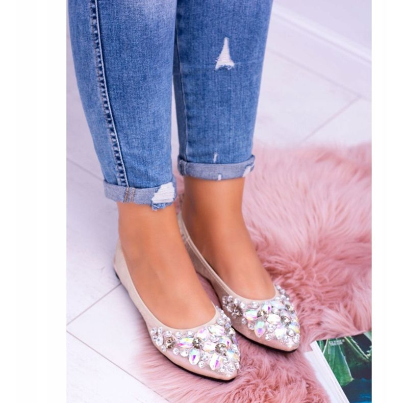 Balerine de aur Lu Boo pe pietre elastice Chiar 2