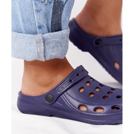 Flameshoes Papuci de damă bleumarin Eva Foam albastru 1