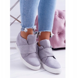 Adidași pentru femei Gri Lu Boo Paiete PinkSugar 2