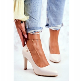 Pompe pentru femei Pearl Beige pe un stâlp Sergio Leone Campbell bej 1