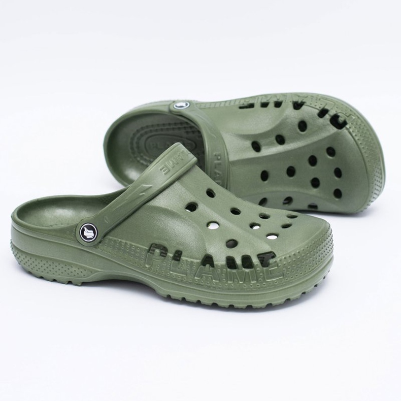 Flameshoes Papuci Barbati Pentru Piscina Kroks Eva Green verde 2