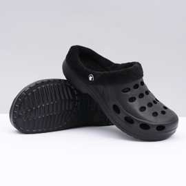 Flameshoes Papuci de damă Warm Black Kroks Eva negru 2