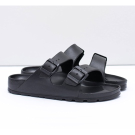 Flameshoes Papuci negri de grădină pentru bărbați negru 1