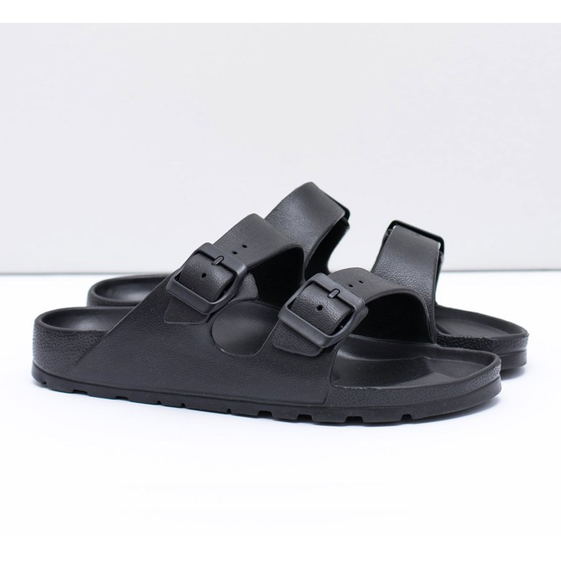 Flameshoes Papuci negri de grădină pentru bărbați negru 1