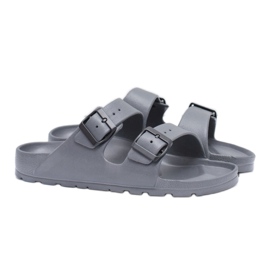 Flameshoes Papuci de casă gri de grădină pentru bărbați 1