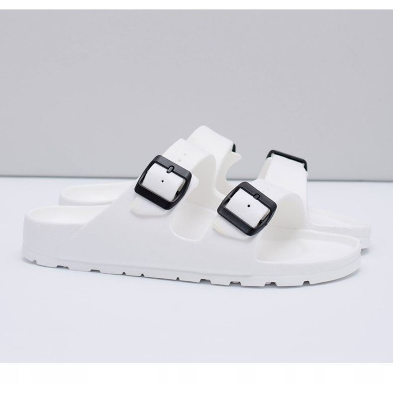 Flameshoes Papuci de grădină albi pentru bărbați 1