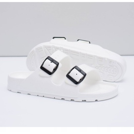 Flameshoes Papuci de grădină albi pentru bărbați 2