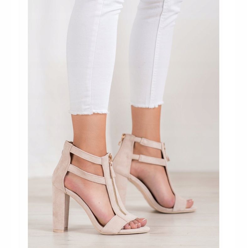 Seastar Sandale cu fermoar maro 2