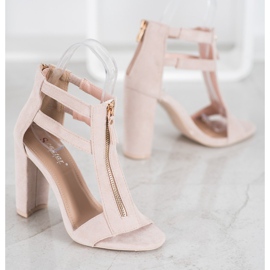 Seastar Sandale cu fermoar maro 1