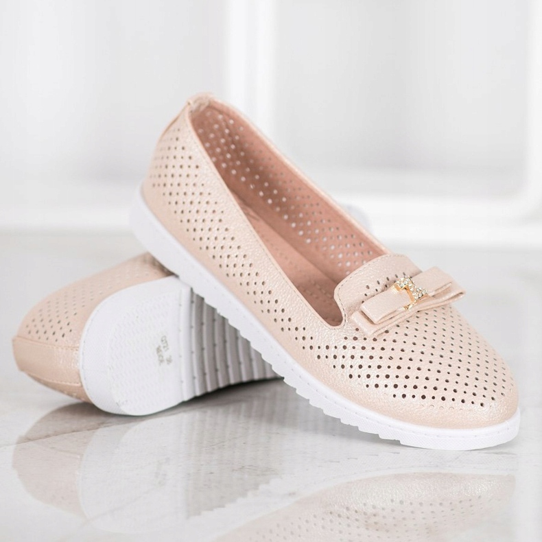 Weide Domnii ajurati cu ornament bej 1