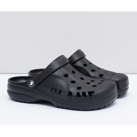 Flameshoes Papuci bărbați pentru piscină Kroksy Eva Black negru 1