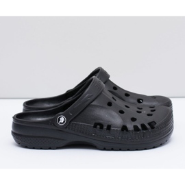 Flameshoes Papuci bărbați pentru piscină Kroksy Eva Black negru 2