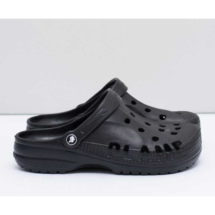 Flameshoes Papuci bărbați pentru piscină Kroksy Eva Black negru 2