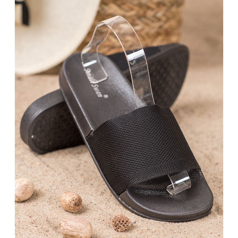 Small Swan Papuci casual negru 1