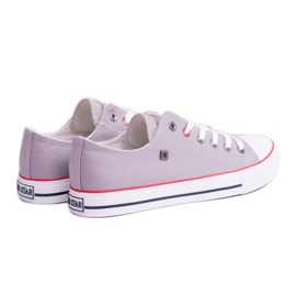 Adidași gri pentru bărbați Big Star Low T174109 1