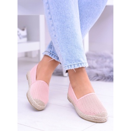 Espadrile perforate roz pentru femei Asumi 1 Espadrile perforate roz pentru femei Asumi 1