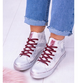 Adidași Big Star High White Plated White Silver BB274016 alb 2