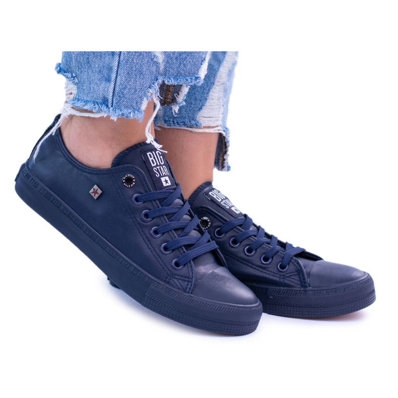 Adidași Big Star pentru femei Blue Star Monokolor BB274742 albastru marin 1