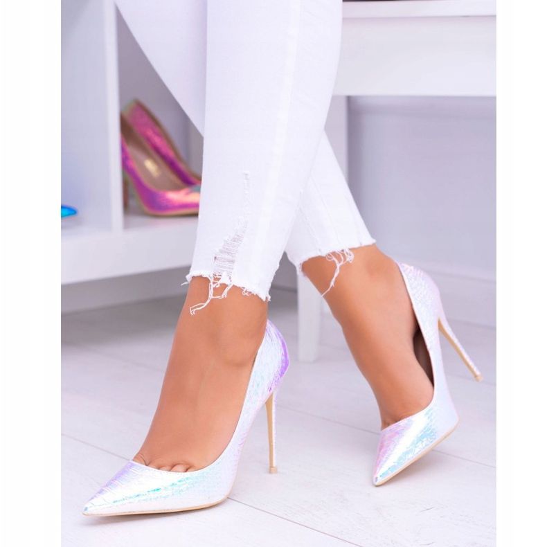 Tocuri înalte pentru femei Lu Boo Spitz Pink Gasoline Glam multicolor 1