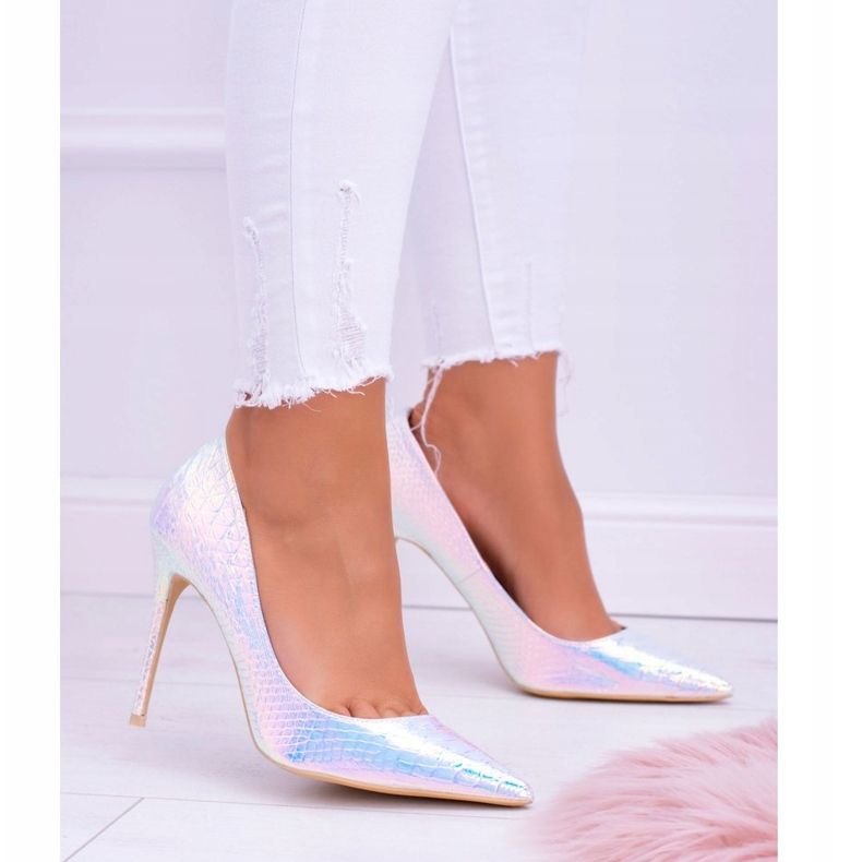 Tocuri înalte pentru femei Lu Boo Spitz Pink Gasoline Glam multicolor 2