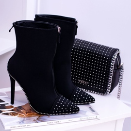 BUGO Cizme din piele neagră pe toc Regio negru 1 BUGO Cizme din piele neagră pe toc Regio negru 1