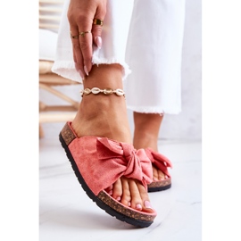 PS1 Papuci pentru femei cu coral Wendy Cork roz 1