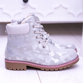 EVE Cizme Tineret Gri Călduroase pentru copii Trappers MoroStyle 2